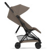 Cybex Coya 2026 Comfort Collection - ультракомпактний прогулянковий візок преміум для подорожей (від народження до 4 років / до 22 кг) • Coconut Brown / Matt Black
