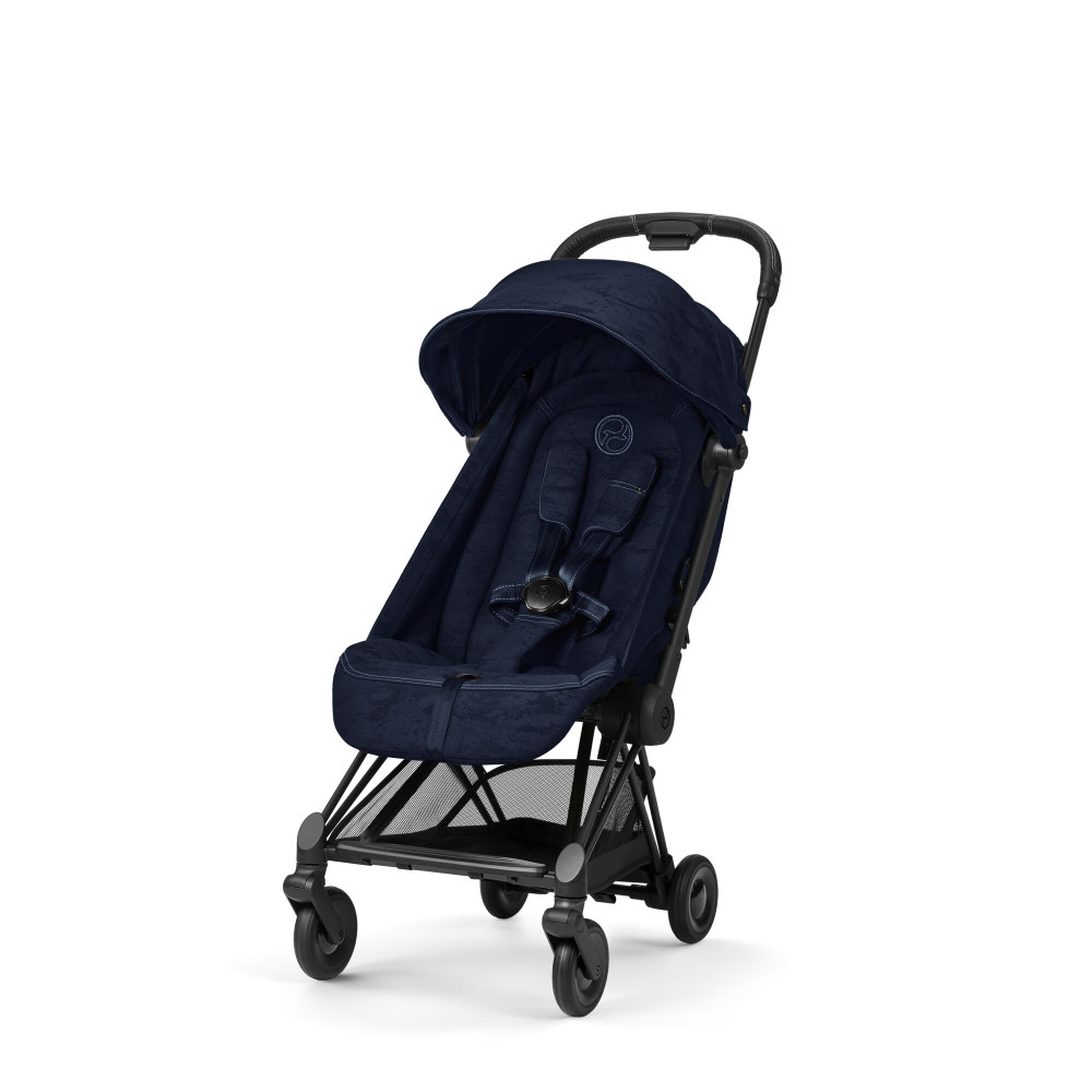 Cybex Coya - легка прогулянкова коляска для подорожей, ультракомпактний візок преміум (ручна поклажа), з колекції Rebellious Luxury • Denim Blue