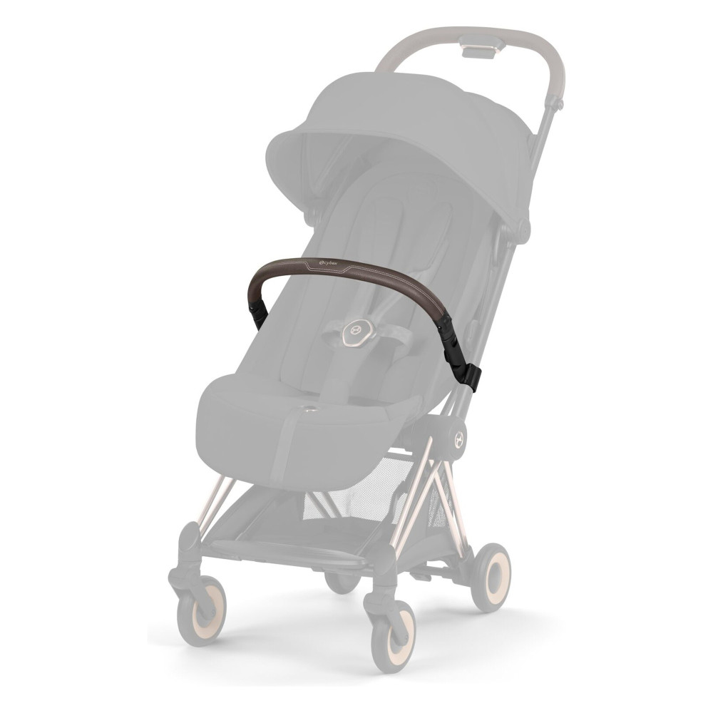 Cybex Coya Bumper Bar - бампер для прогулянкового візка Cybex Coya 2026 (не сумісний з попередніми версіями) • Dark Brown