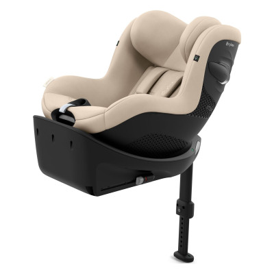 Cybex Sirona Gi i-Size - поворотне дитяче автокрісло, кріплення ISOFIX (від 3 місяців до 4 років / 61 - 105 см) • Almond Beige Comfort