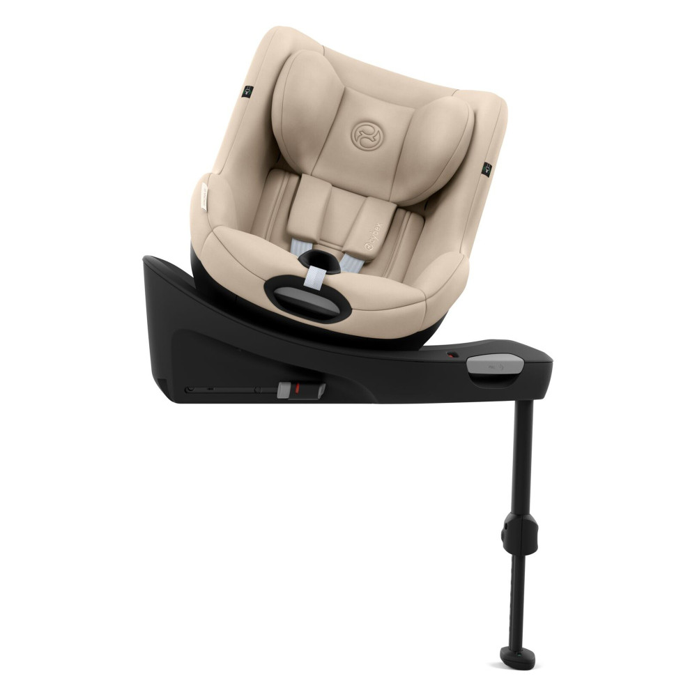 Cybex Sirona Gi i-Size - поворотне дитяче автокрісло, кріплення ISOFIX (від 3 місяців до 4 років / 61 - 105 см) • Almond Beige Comfort