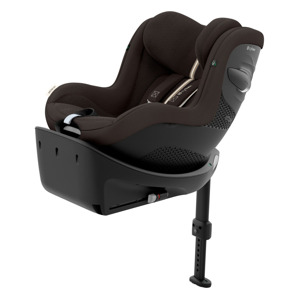 Cybex Sirona Gi i-Size - поворотне дитяче автокрісло, кріплення ISOFIX, дихаюча тканина Air Mesh (від 3 місяців до 4 років / 61 - 105 см) • Chocolate Brown Plus