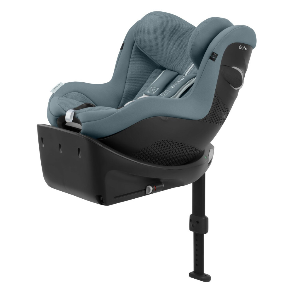 Cybex Sirona Gi i-Size - поворотне дитяче автокрісло, кріплення ISOFIX, дихаюча тканина Air Mesh (від 3 місяців до 4 років / 61 - 105 см) • Stormy Blue Plus