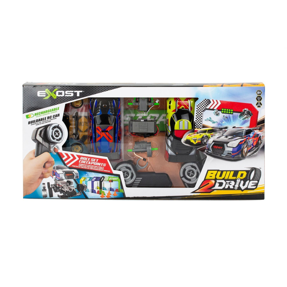 Exost Build 2 Drive Duo Pack Race Set - набір із двох збірних машинок на радіокеруванні (20705)