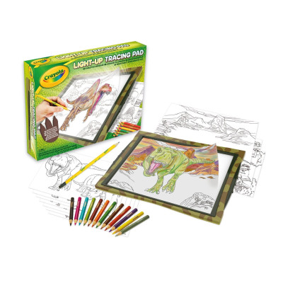 Crayola Динозаври - ігрова панель для малювання з підсвічуванням (74-7497) Crayola Динозаври - ігрова панель для малювання з підсвічуванням (74-7497)