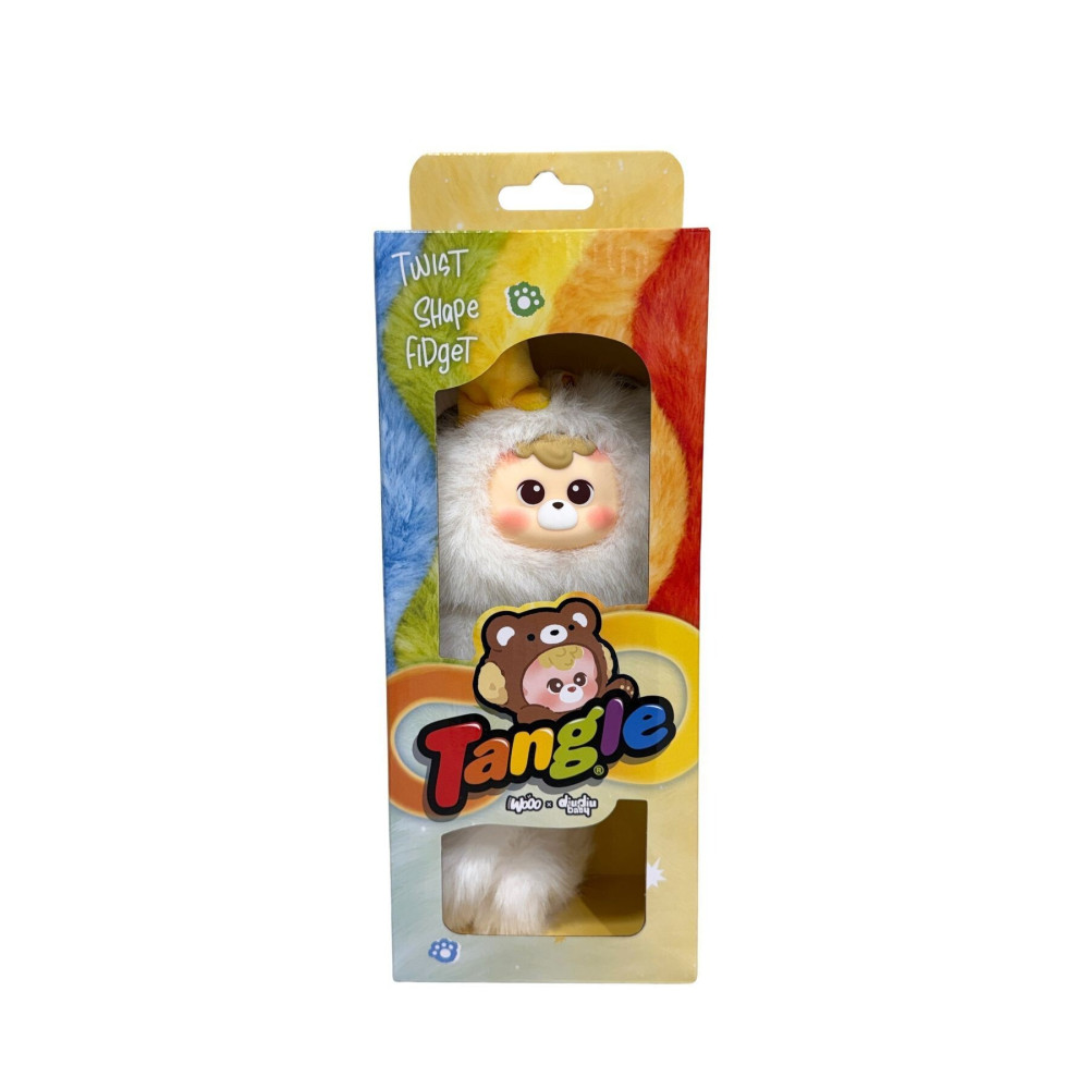 Tangle x diudiu baby Furry Bear Banana Milk - колекційна іграшка-антистрес з кільцем (HWTANGLE02D01-WD03)