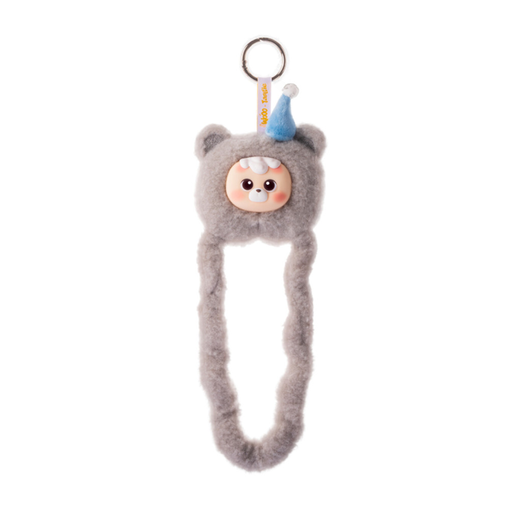 Tangle x diudiu baby Furry Bear Sesame Snow - колекційна іграшка-антистрес з кільцем (HWTANGLE02D01-GD06)