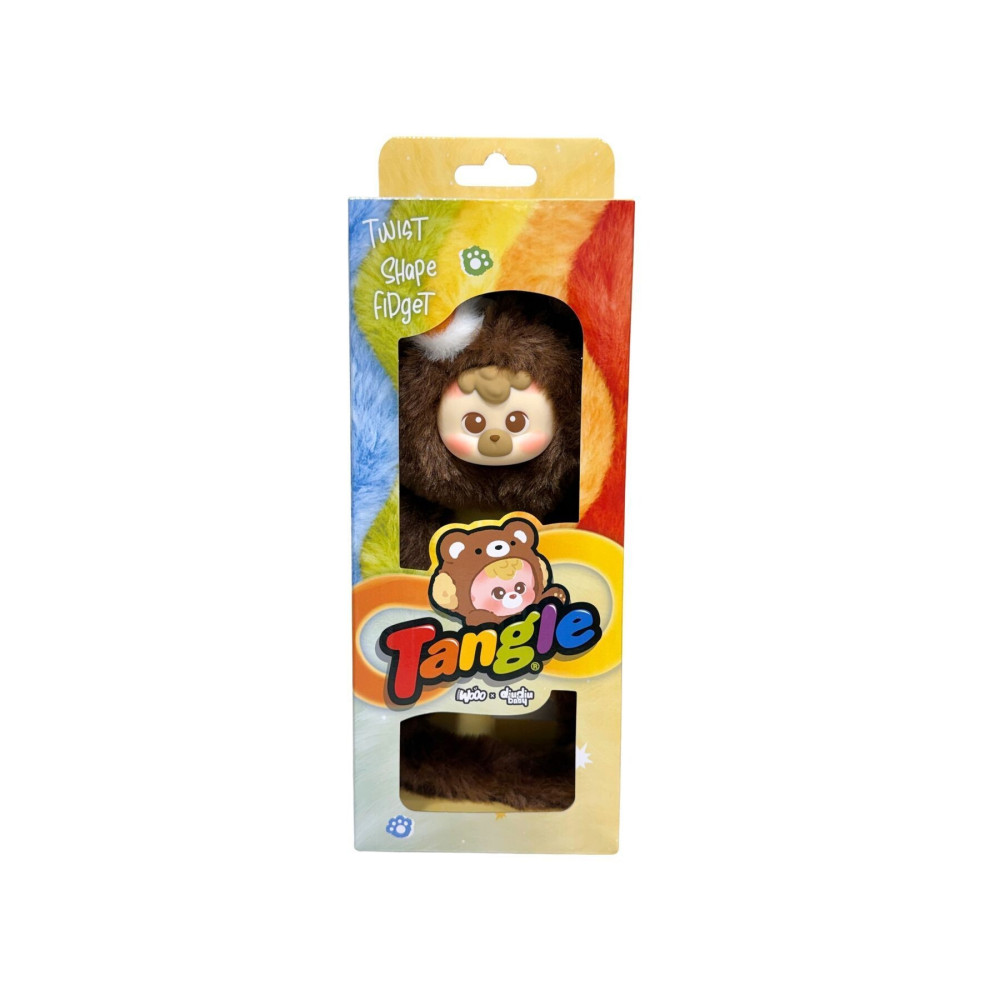 Tangle x diudiu baby Furry Bear Cocoa Brownie - колекційна іграшка-антистрес з кільцем (HWTANGLE02D01-BD01)