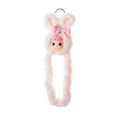 Tangle x Cimmy Fluffy Bunny Snowy - колекційна іграшка-антистрес з кільцем (HWTANGLE01S01-WC02)