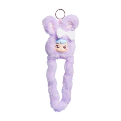 Tangle x Cimmy Fluffy Bunny Taro - колекційна іграшка-антистрес з кільцем (HWTANGLE01S01-PC05)