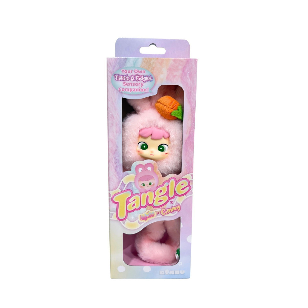 Tangle x Cimmy Fluffy Bunny Bobo - колекційна іграшка-антистрес з кільцем (HWTANGLE01S01-PC01) Tangle x Cimmy Fluffy Bunny Bobo - колекційна іграшка-антистрес з кільцем (HWTANGLE01S01-PC01)