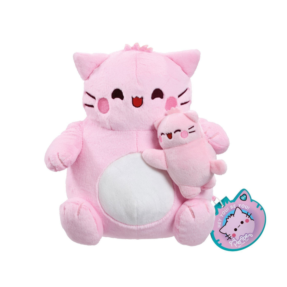 Pembe The Pink Cat Я рядом - мягконабивная игрушка-эмоция 23 см (PE2459)