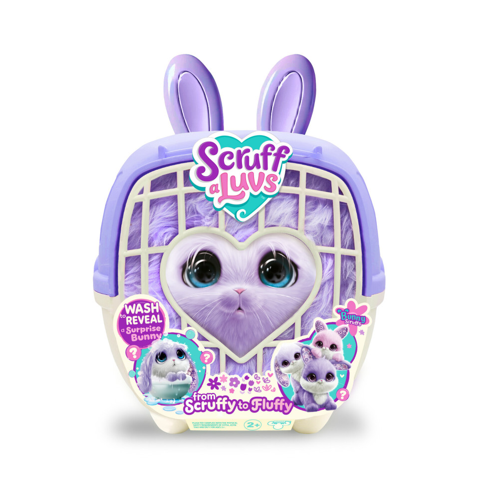 Scruff a Luvs Кудлате перетворення Кроленя - іграшка-сюрприз з переноскою (30331)