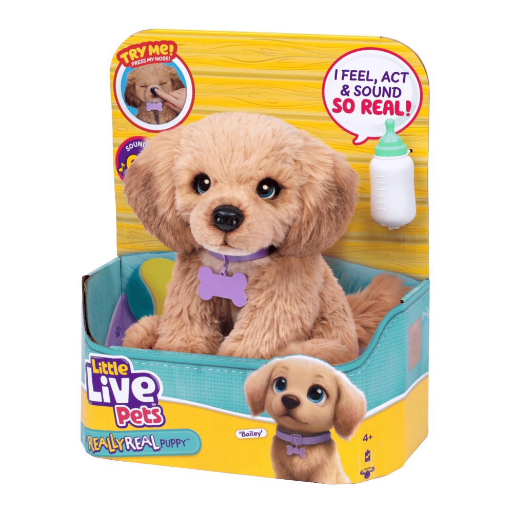Little Live Pets Лагідне цуценя Бейлі - інтерактивна іграшка (26805)
