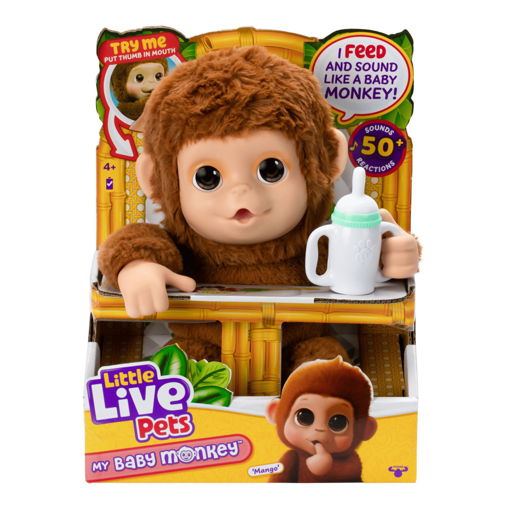 Little Live Pets Маленьке мавпеня - інтерактивна іграшка (26558)