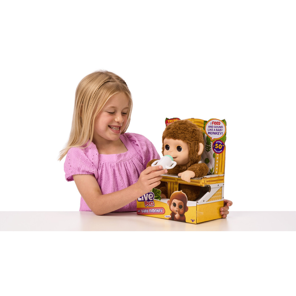 Little Live Pets Маленьке мавпеня - інтерактивна іграшка (26558)