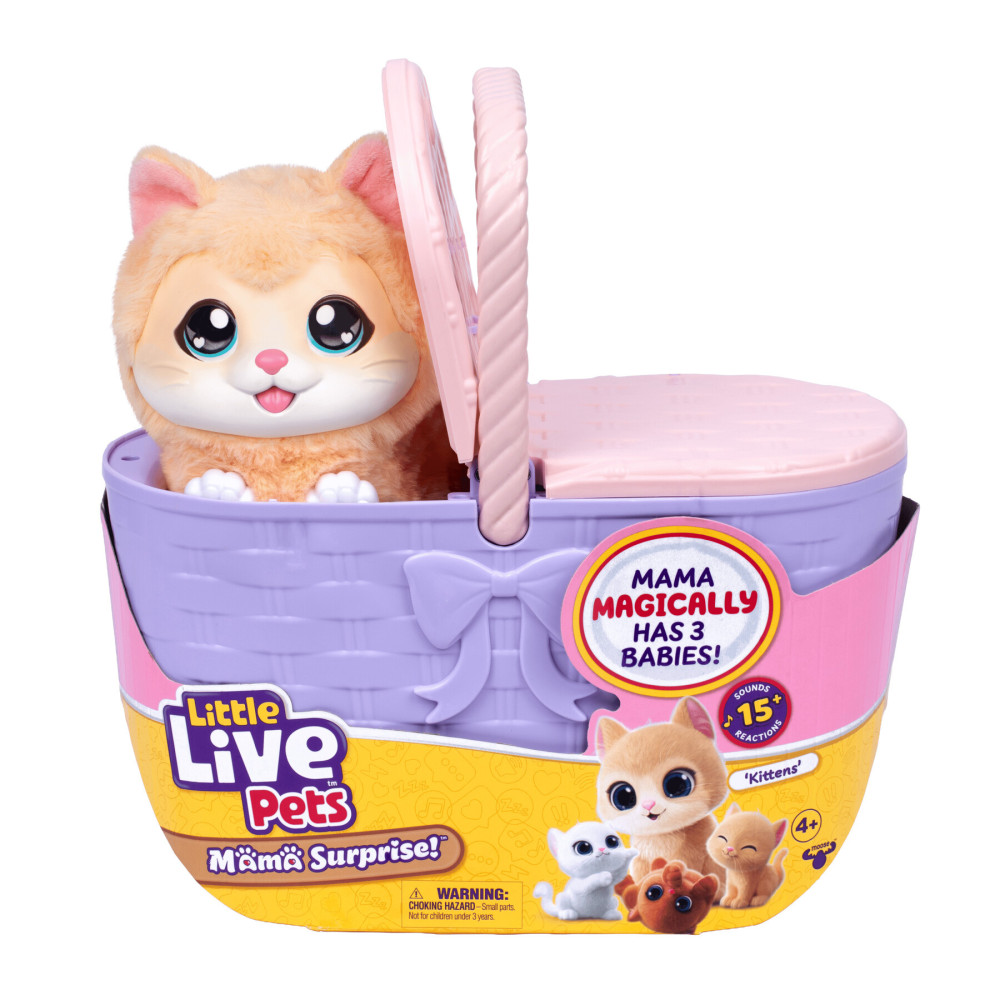 Little Live Pets Мама-сюрприз Кішка - інтерактивна іграшка (26785)