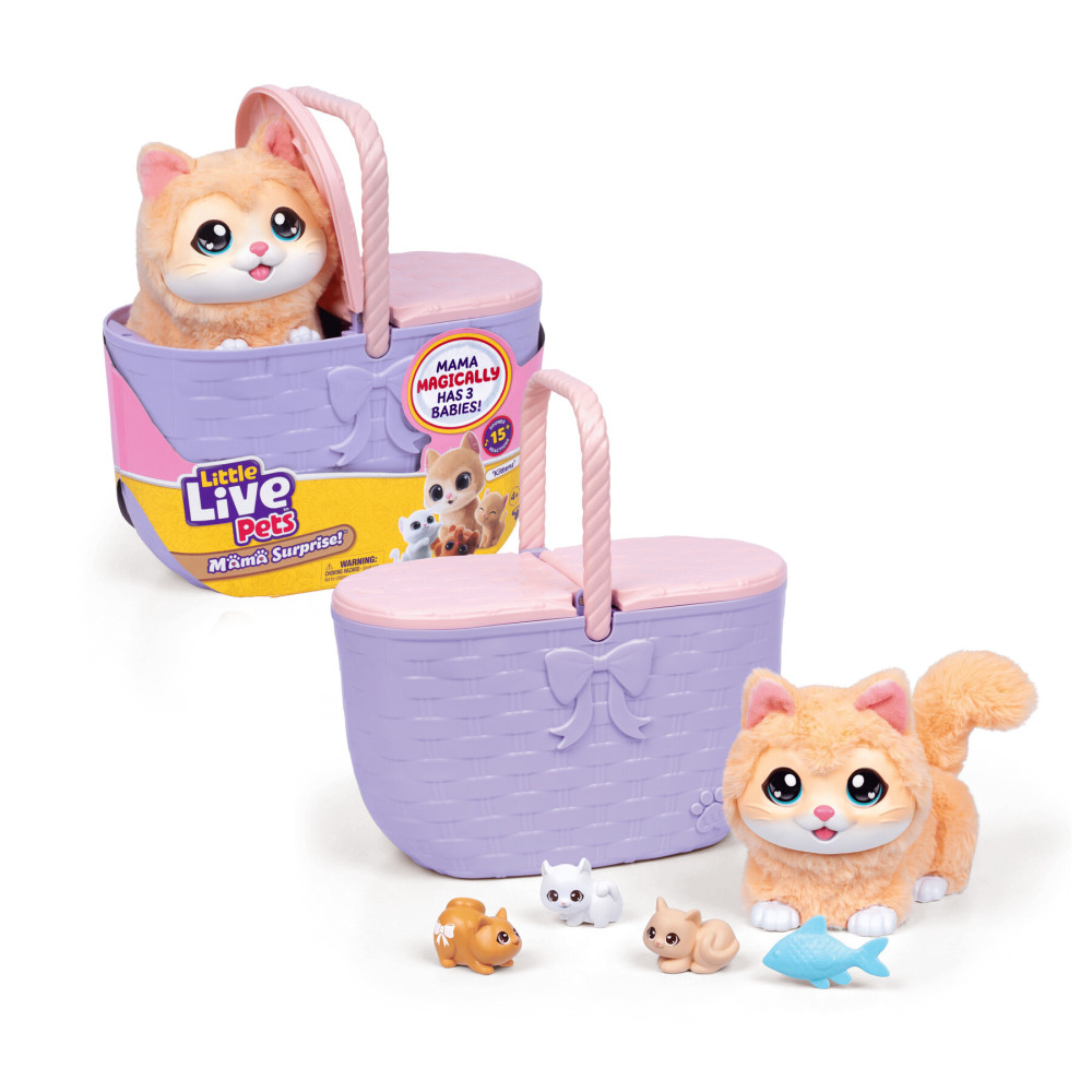 Little Live Pets Мама-сюрприз Кішка - інтерактивна іграшка (26785)
