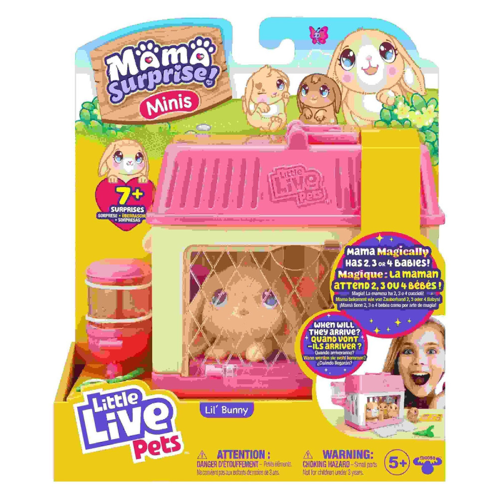 Little Live Pets Мама-сюрприз Кролик - ігровий набір (26511) Little Live Pets Мама-сюрприз Кролик - ігровий набір (26511)