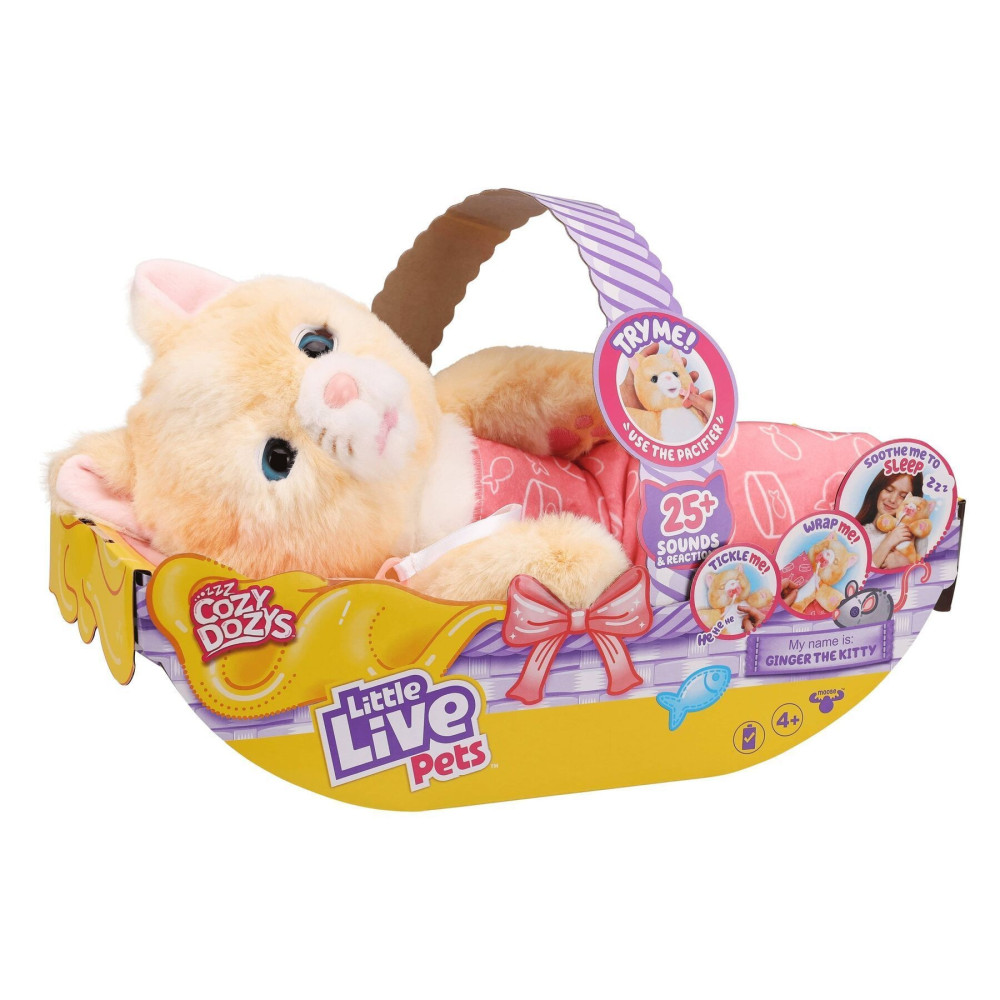 Little Live Pets Кошеня-обіймашка Джінджер - інтерактивна іграшка (26492) Little Live Pets Кошеня-обіймашка Джінджер - інтерактивна іграшка (26492)