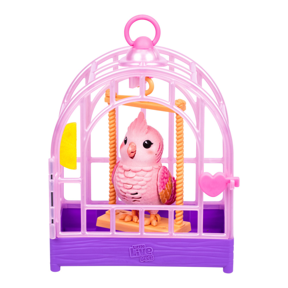 Little Live Pets Папужка какаду Розі в клітці - інтерактивна іграшка (26692)