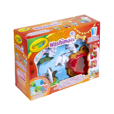 Crayola Washimals Острів динозаврів - набір для розфарбовування, 4 динозаври (74-7459)