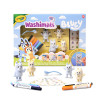 Crayola Washimals Bluey - набір для розфарбовування, 4 фігурки та 6 фломастерів (74-0253)