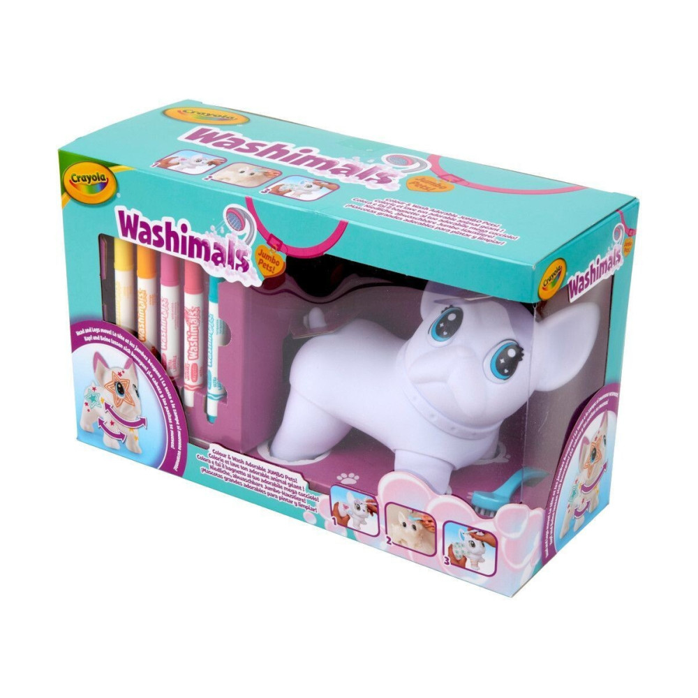 Crayola Washimals Пес-велетень - набір для розфарбовування фігурки з фломастерами (74-0227)