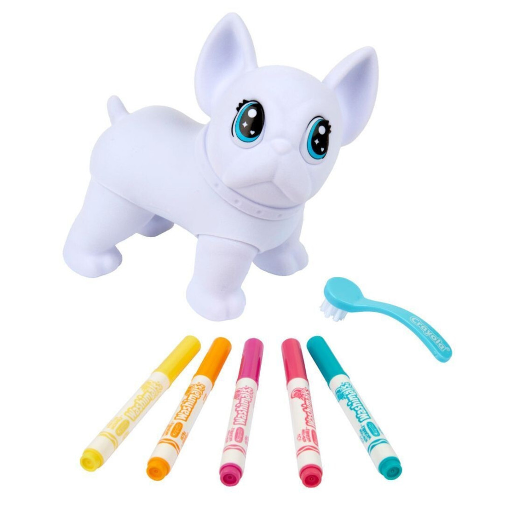 Crayola Washimals Пес-велетень - набір для розфарбовування фігурки з фломастерами (74-0227) Crayola Washimals Пес-велетень - набір для розфарбовування фігурки з фломастерами (74-0227)