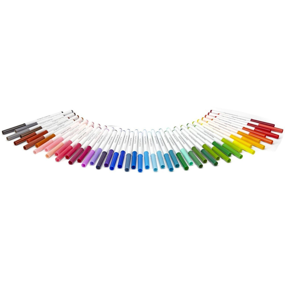 Crayola Supertips - набір змивних фломастерів, 50 кольорів (7555) Crayola Supertips - набір змивних фломастерів, 50 кольорів (7555)