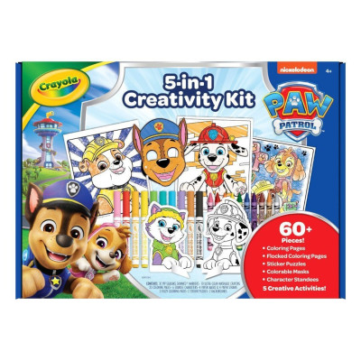 Crayola Paw Patrol Набір 5 в 1 - великий набір для творчості, 60 одиниць (04-2940) Crayola Paw Patrol Набір 5 в 1 - великий набір для творчості, 60 одиниць (04-2940)