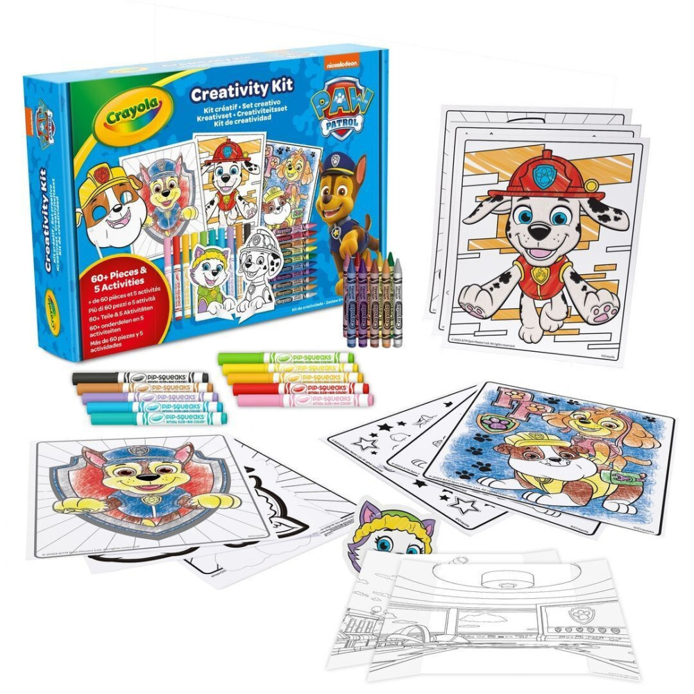 Crayola Paw Patrol Набір 5 в 1 - великий набір для творчості, 60 одиниць (04-2940) Crayola Paw Patrol Набір 5 в 1 - великий набір для творчості, 60 одиниць (04-2940)