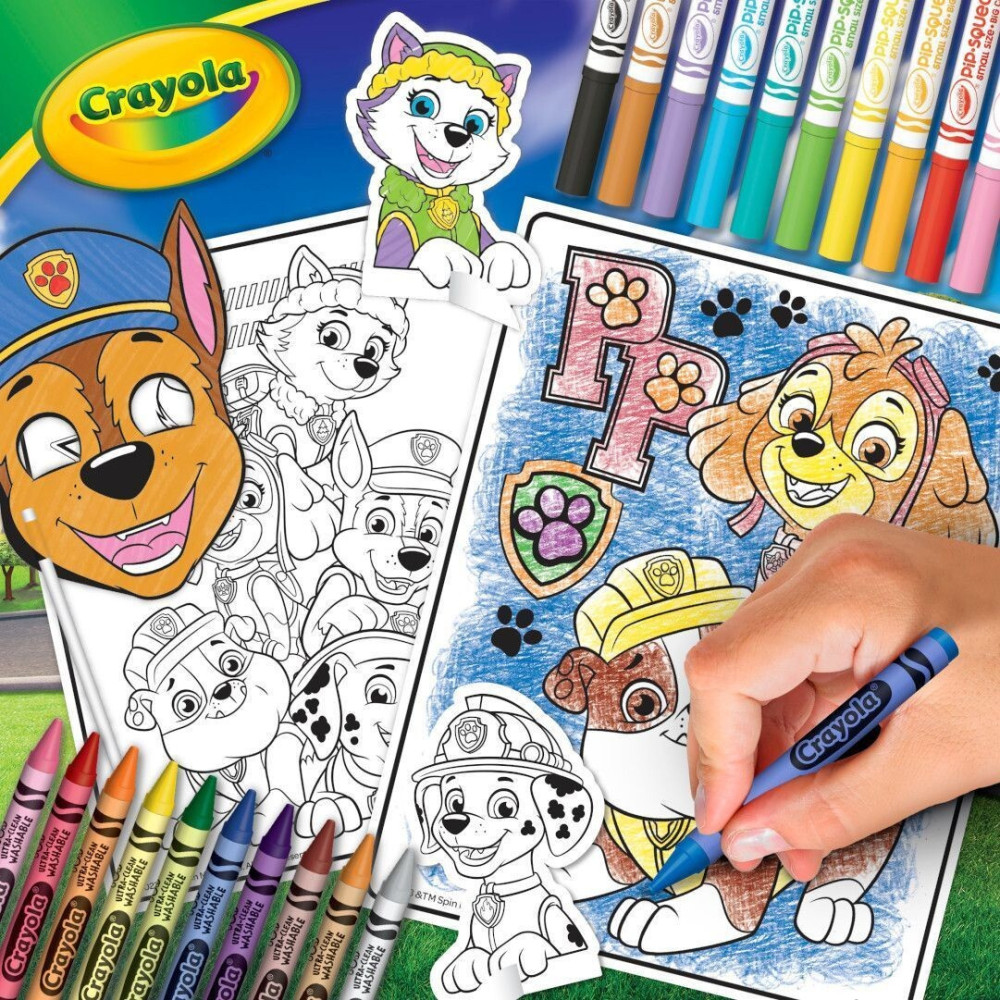 Crayola Paw Patrol Набір 5 в 1 - великий набір для творчості, 60 одиниць (04-2940) Crayola Paw Patrol Набір 5 в 1 - великий набір для творчості, 60 одиниць (04-2940)