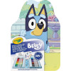 Crayola Bluey Переносний набір - переносний набір для малювання з фломастерами та розмальовками (04-0784)