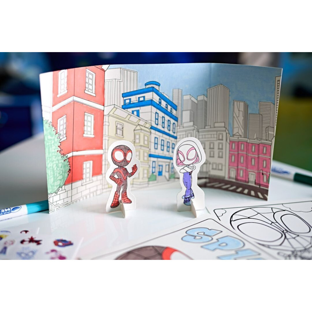 Crayola Color Wonder Spidey - набір для малювання з фломастерами, що проявляються (75-7193) Crayola Color Wonder Spidey - набір для малювання з фломастерами, що проявляються (75-7193)