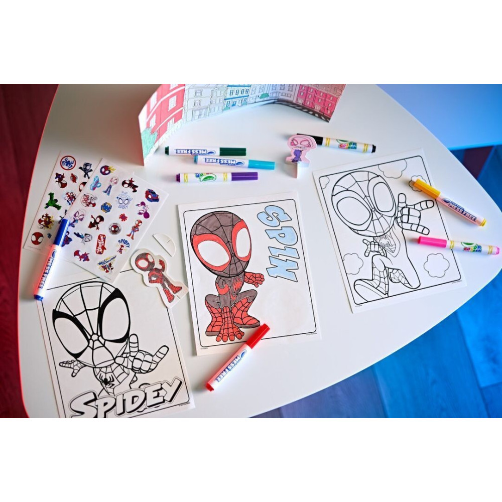 Crayola Color Wonder Spidey - набір для малювання з фломастерами, що проявляються (75-7193) Crayola Color Wonder Spidey - набір для малювання з фломастерами, що проявляються (75-7193)