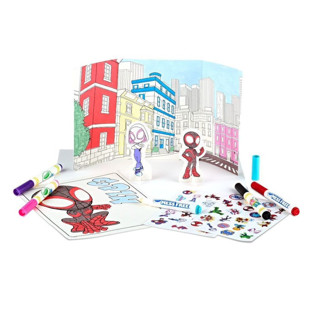 Crayola Color Wonder Spidey - набір для малювання з фломастерами, що проявляються (75-7193) Crayola Color Wonder Spidey - набір для малювання з фломастерами, що проявляються (75-7193)