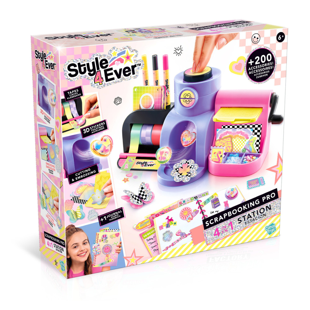 Canal Toys Style 4 Ever Фабрика Скрапбукінгу - набір для скрапбукінгу з фабрикою для тиснення (OFG375)
