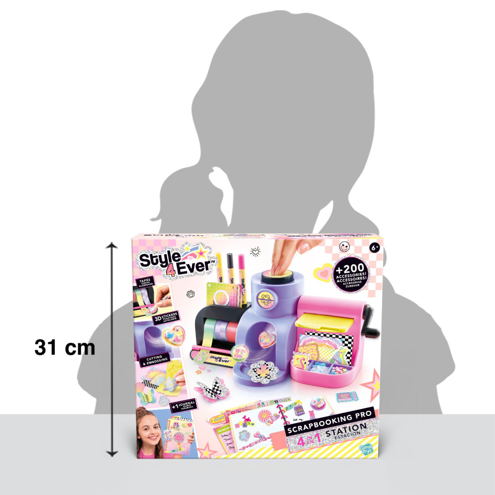 Canal Toys Style 4 Ever Фабрика Скрапбукінгу - набір для скрапбукінгу з фабрикою для тиснення (OFG375) Canal Toys Style 4 Ever Фабрика Скрапбукінгу - набір для скрапбукінгу з фабрикою для тиснення (OFG375)