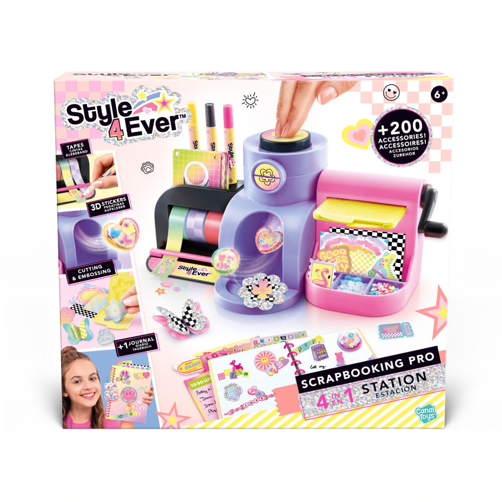 Canal Toys Style 4 Ever Фабрика Скрапбукінгу - набір для скрапбукінгу з фабрикою для тиснення (OFG375) Canal Toys Style 4 Ever Фабрика Скрапбукінгу - набір для скрапбукінгу з фабрикою для тиснення (OFG375)