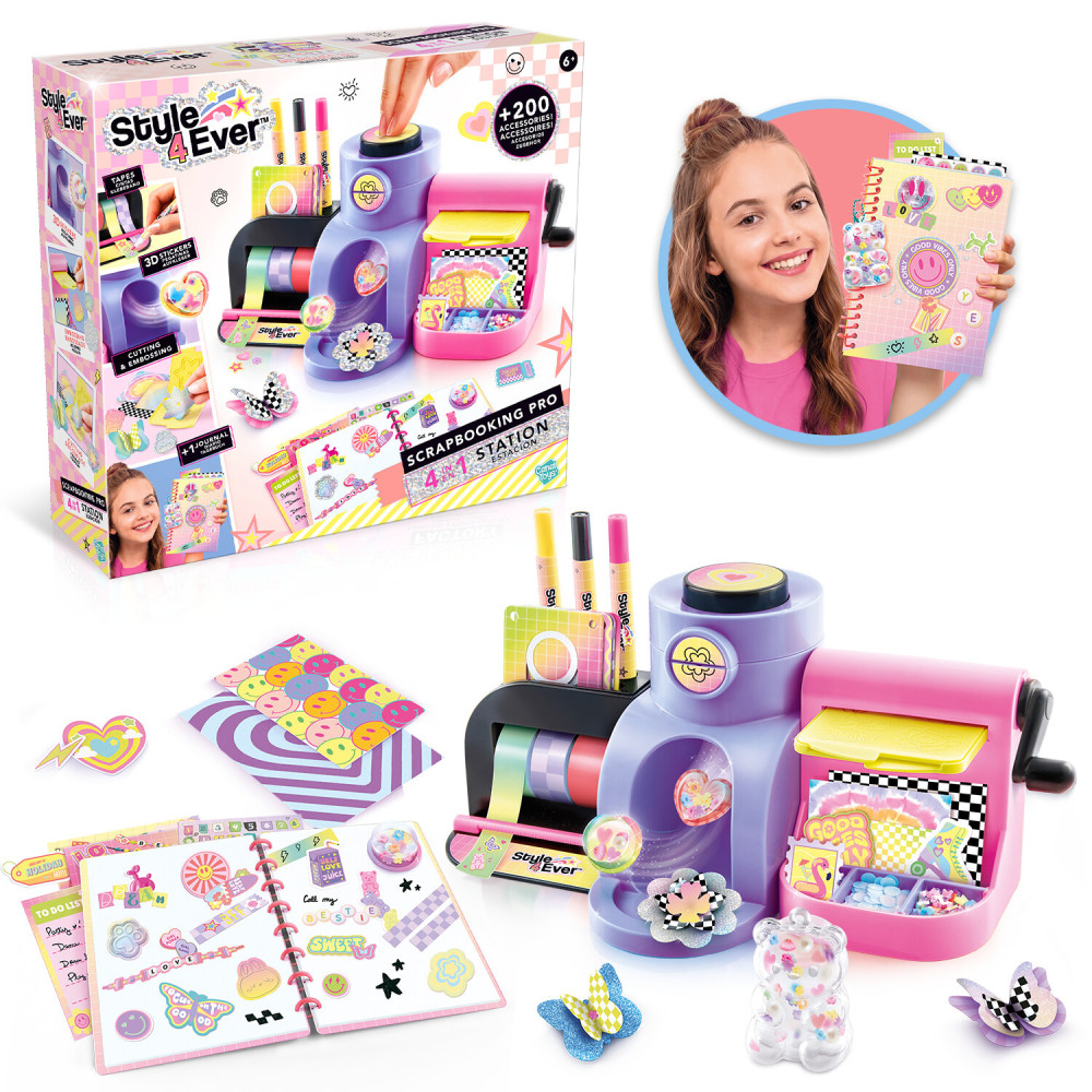 Canal Toys Style 4 Ever Фабрика Скрапбукінгу - набір для скрапбукінгу з фабрикою для тиснення (OFG375) Canal Toys Style 4 Ever Фабрика Скрапбукінгу - набір для скрапбукінгу з фабрикою для тиснення (OFG375)