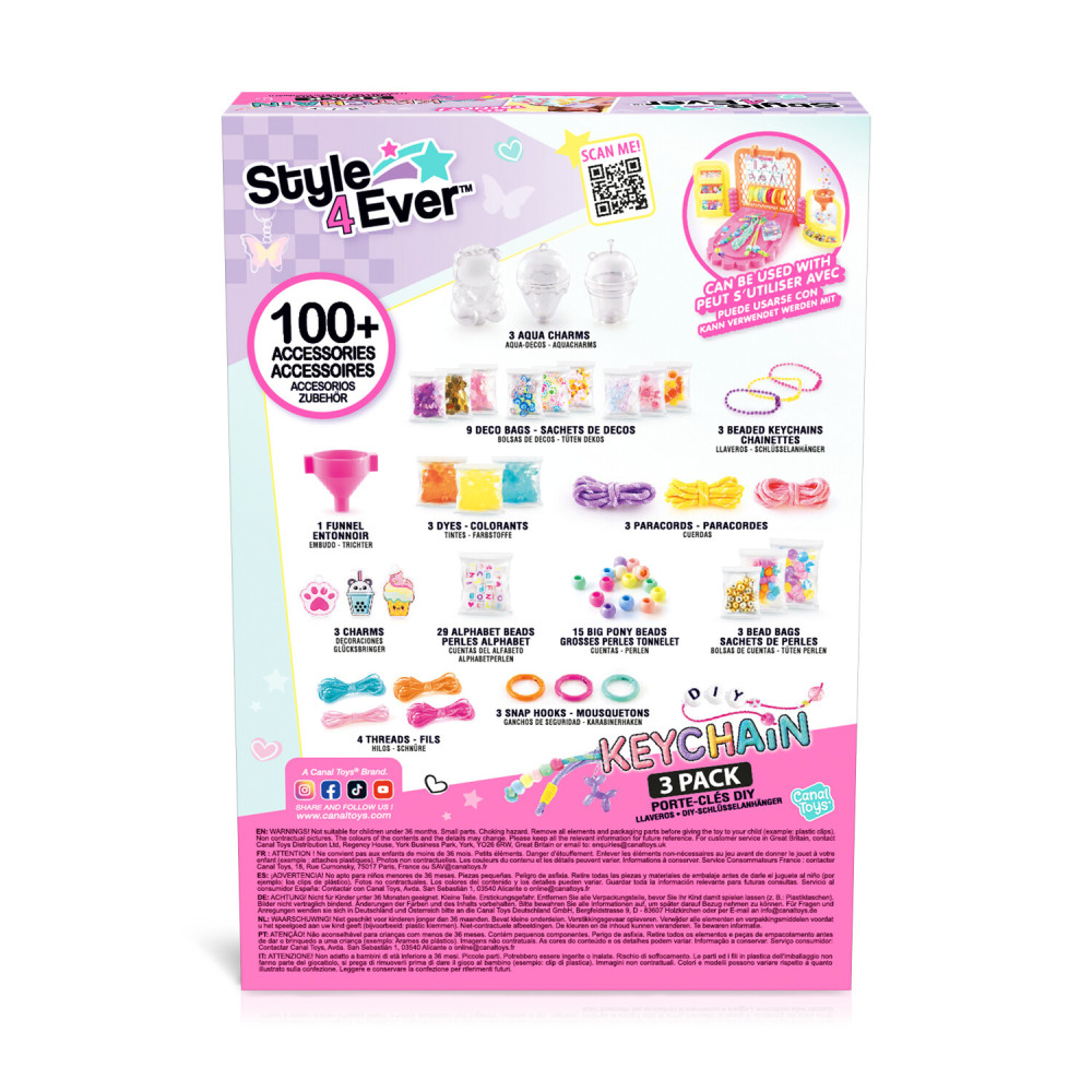 Canal Toys Style 4 Ever Майстерня брелків - набір для створення 3 брелоків (OFG367)