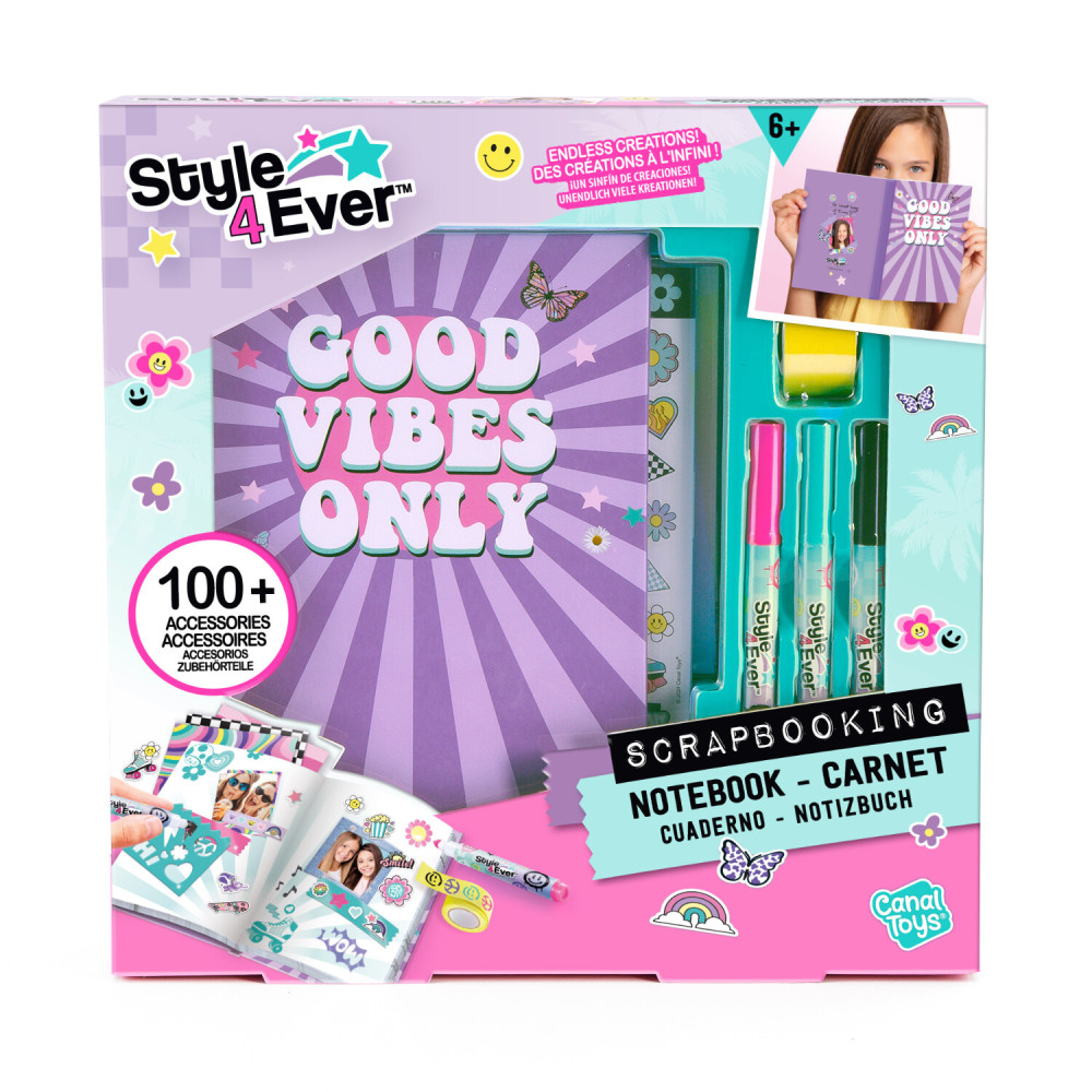 Canal Toys Style 4 Ever Скрапбукінг Щоденник для таємниць - набір для скрапбукінгу зі щоденником (OFG298) Canal Toys Style 4 Ever Скрапбукінг Щоденник для таємниць - набір для скрапбукінгу зі щоденником (OFG298)
