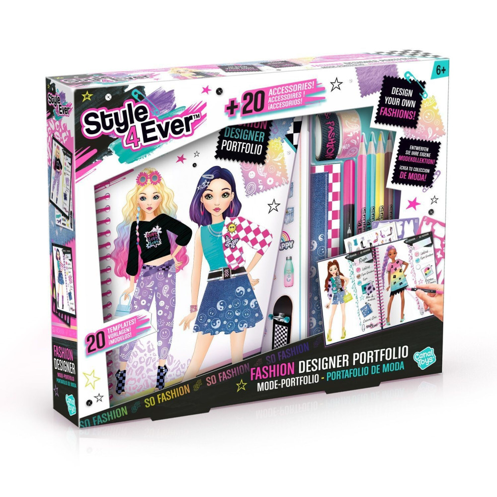 Canal Toys Style 4 Ever Портфоліо дизайнера - набір для творчості студія дизайнера одягу (OFG285)