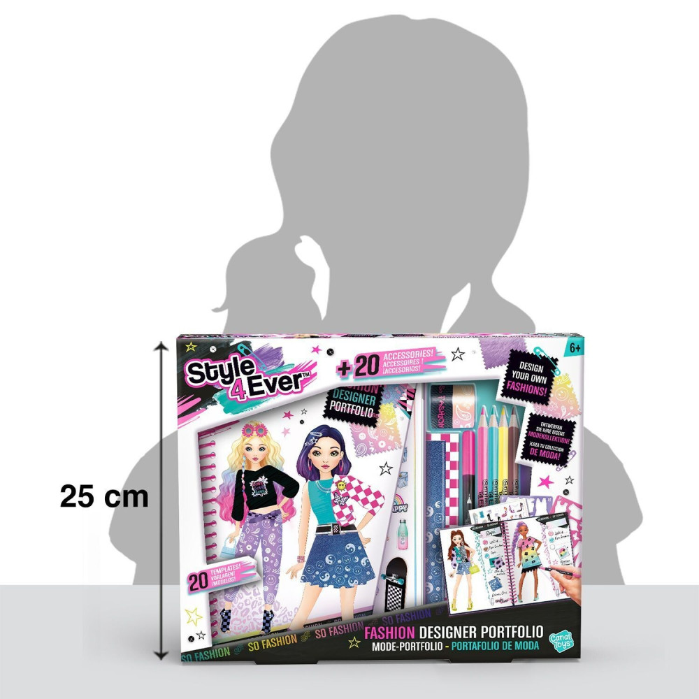 Canal Toys Style 4 Ever Портфоліо дизайнера - набір для творчості студія дизайнера одягу (OFG285) Canal Toys Style 4 Ever Портфоліо дизайнера - набір для творчості студія дизайнера одягу (OFG285)
