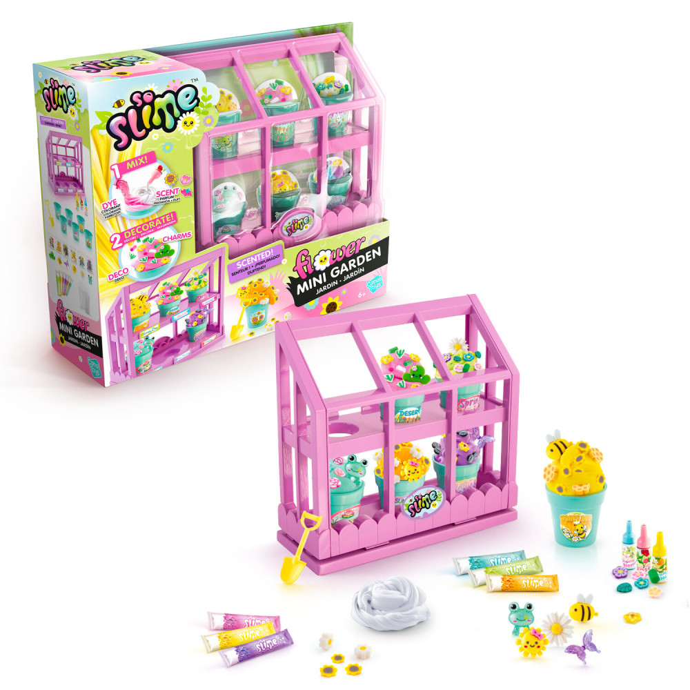 Canal Toys So Slime DIY Квітковий сад - набір для виготовлення ароматних слаймів у теплиці (SSC419)