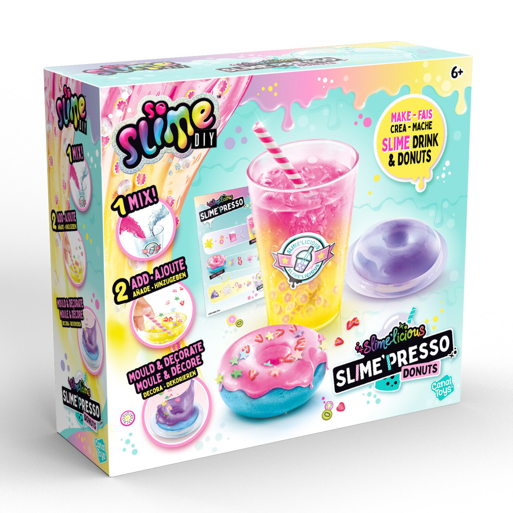 Canal Toys So Slime DIY Coffee Shop - набір для виготовлення слайм-напою та донатів (SSC257) Canal Toys So Slime DIY Coffee Shop - набір для виготовлення слайм-напою та донатів (SSC257)