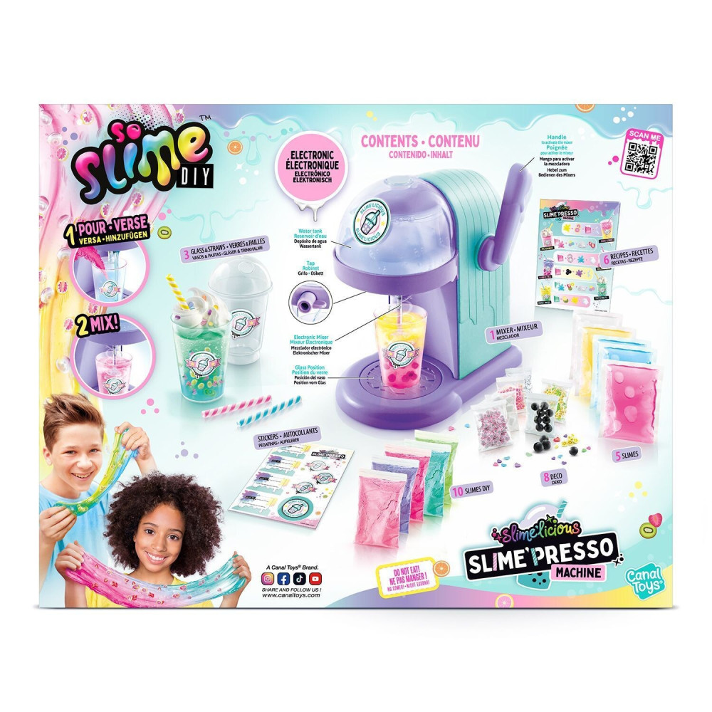 Canal Toys So Slime DIY Фабрика напоїв з блендером - набір для виготовлення слайм-коктейлів (SSC254) Canal Toys So Slime DIY Фабрика напоїв з блендером - набір для виготовлення слайм-коктейлів (SSC254)
