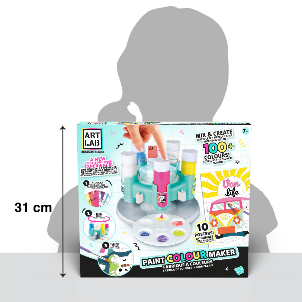 Canal Toys Art Lab Фабрика Paint Maker - набір для розфарбовування за номерами зі змішуванням фарб (ART025) Canal Toys Art Lab Фабрика Paint Maker - набір для розфарбовування за номерами зі змішуванням фарб (ART025)