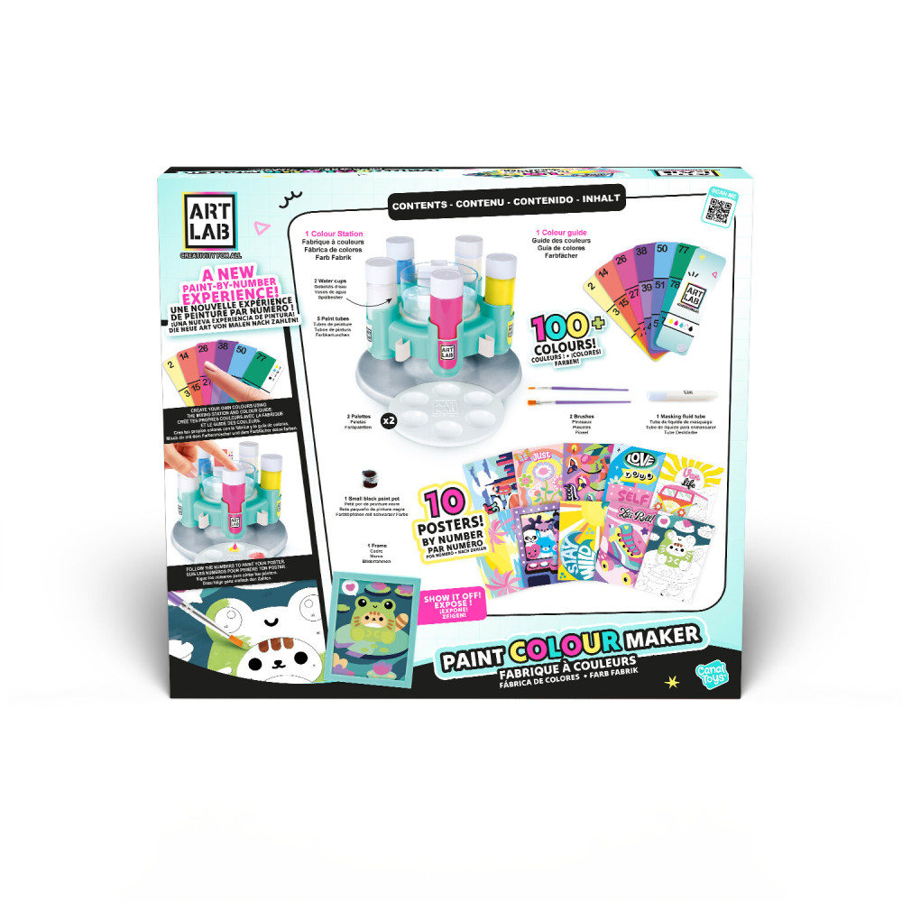 Canal Toys Art Lab Фабрика Paint Maker - набір для розфарбовування за номерами зі змішуванням фарб (ART025) Canal Toys Art Lab Фабрика Paint Maker - набір для розфарбовування за номерами зі змішуванням фарб (ART025)